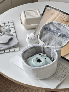 。 Lovers, Young Women, Lovely Gift for Friend/Lover - 白色兔子化妝包 - 查看 6