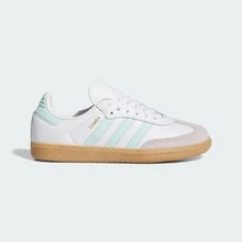 Adidas Samba OG White Semi Flash Aqua Kids' JP5481 - 白色 - 查看 3