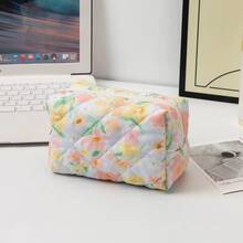 1 Pc Personalized Custom Embroidery Floral Bag Cosmetic/Storage/Toiletry Bag Light Convenient Large Capacity Versatile Embroidery Customization Ideal Gift For Girlfriend Family Classmates Sisters Suitable For Business Trips Vacations Bridesmaid Gifts Makeup Bag Personalized Gift For Her Bridesmaid Proposal Gift Cosmetic Bag Bachelorette Gift Bride Squad Party Favours,Office Decor,Elegant Living