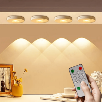 1/3/6 قطعة ضوء بقعة صغير قابل للشحن بتقنية LED، ضوء ليلي يستشعر الجسم البشري، ضوء محيطي وضوء الظل، خاصية تعتيم ثلاثي الألوان/تركيب مغناطيسي/تحكم عن بعد واستشعار الجسم البشري/وضع الاستشعار أو وضع الإضاءة الكاملة قابل للتبديل، مناسب لخزائن العرض/الخزائن/الخزائن، إلخ. (250 مللي أمبير)