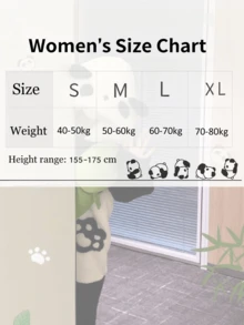 1 Pc Cute Panda Hooded Coral Fleece Jumpsuit For Women, Cozy Winter New Home Wear, Soft & Warm, Long Sleeve Bodysuit With Panda Design, Perfect For Spring & Winter, Warm Cartoon Panda Ears Hooded Sleepwear, Sweet Home Clothes Pyjamas, Suitable For New Year, Valentine's Day, Valentine's Day Gift, Gift For Women