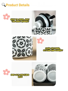 1pc Vintage Geometric Pattern Pump Foam Bottle, Multi-Purpose Dispenser Bottle For Home, Bathroom, Kitchen, High-Quality Printed Foaming Bottle For Shower Gel, Shampoo, Hand Wash, Desk, Ins Style Pump Bottle, Can Be Used For Dish Soap, Conditioner, Travel Size, Large Capacity Foaming Dispenser, Dorm & Student Essentials, Home Decor Bottle, Practical Gift, Fits Afternoon Tea Tableware, Kitchen & Bathroom Organization, Multiple Styles Available, Easy Pumping, Fine Bubbles, - Multicolor - View 3