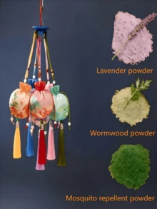 7 Stücke Kordelzugbeutel, Duft-Anhänger Säckchen, Seide Satin Beutel, Quasten Blumen Beutel, können als tragbare Beutel, Anhänger, Aromatherapie, Dekorationen, Autoduftspender, Kleiderschrank-Erfrischer oder Duftsäckchen verwendet werden, geeignet als Geschenke, Feiertags-Artikel - Verschiedenfarbig - Übersicht 11