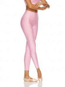 Alo Yoga Alo Airlift 7/8 High-Waist Women Leggings Sweat Absorption Breathable Warmth Versatile Solid Good Elasticity Easy To Wash Quick Dry Sports Outdoor Running Yoga Daily School Pink W5766r-Pink - pink - View 2