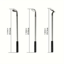 1 Set Golf Pen Set And Mini Desktop Putter Game - Metal Ballpoint Pen Gift Including 3 Putter Shaping Pens, Ideal Gift For Men, Fathers, Bosses, Colleagues - Fun Office Desk Accessory And Unique Gift For Golfers, Collectibles, Golf Accessories, Golf Supplies, Golf Gifts, Golf Club Sets, Game Gifts, Birthday Gifts, Gifts For Men, Personalized Gifts