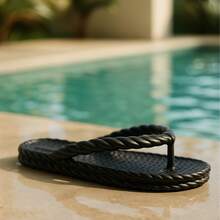 Women Flip-Flops - 黑色 - 查看 3