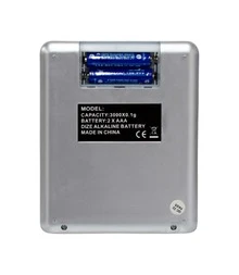 Mini báscula digital de bolsillo pesa hasta 3000 g - Plateado - Ver 9