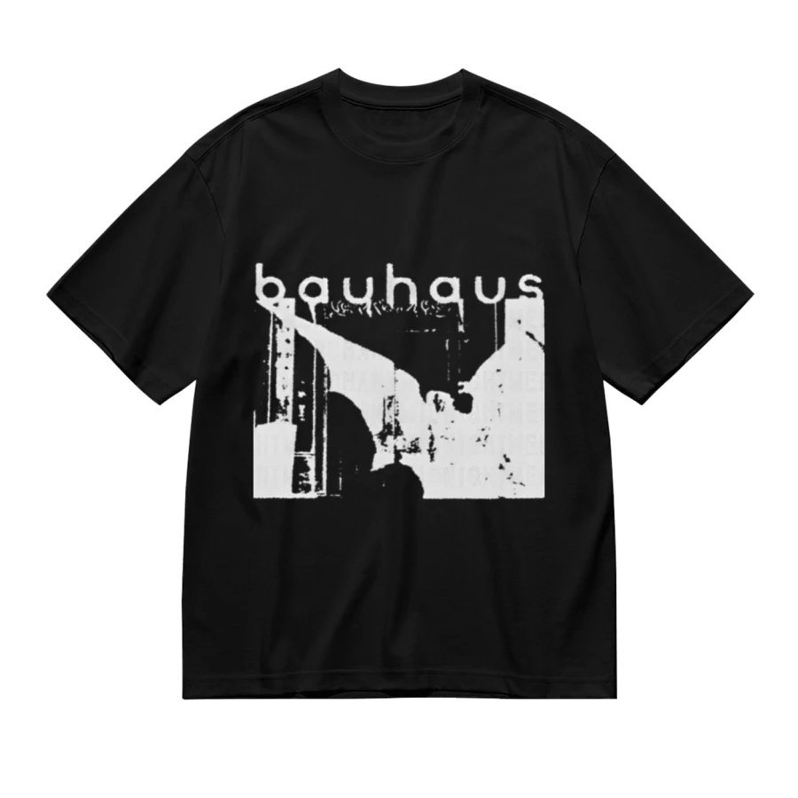Bauhaus T-Shirt, 80s Band Tees, Gothic Shirts, Bauhaus Graphic Tee, Retro Band Tee, Unisex Cotton Shirts, Alt Clothing, Cute Shirts - 黑色 - 查看 1