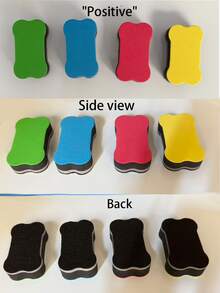 1set Magnetic Double-Sided Small White Board Kit, Adjustable Angle Memo Holder Office Whiteboard For Writing, Drawing, With Whiteboard Pen And Eraser Back To School - Multicolor - View 11