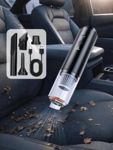 1 件便携式无线多功能吸尘器，四合一吸尘/吹扫/吸尘/充电，小型，USB 充电，家用和车用干湿清洁，两用吹风机和吸尘器 - 彩色 - 查看 10