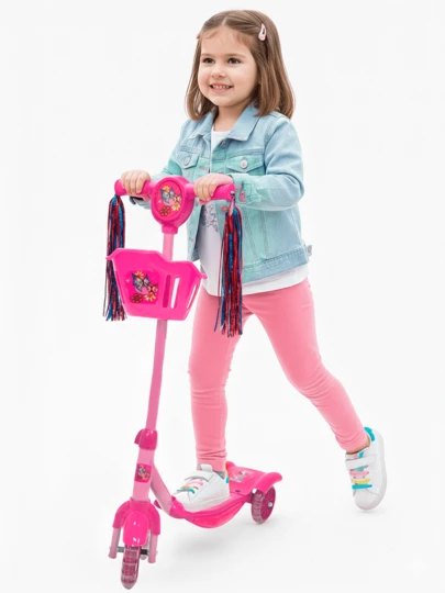 Shendy Vendy Scooter Patin De Niños Altura Ajustable Musical Luces Led