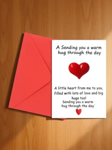 可爱迷你口袋拥抱诗卡，隔离礼物，拥抱信物，想念礼物，可爱树脂动物摆件，附赠鼓励卡，特别的生日、婚礼、派对、情人节礼物，圣诞拥抱卡，圣诞节 - 款式一 - 查看 3