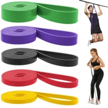 1 dây kháng lực đàn hồi, dây kháng lực TPE đa năng dùng cho thể dục, tập luyện sức mạnh, yoga, xây dựng cơ bắp, định hình vóc dáng, unisex. - Nhiều màu - Xem 3