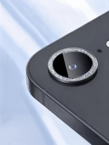 Compatible With Apple 11 And Above Models, Compatible With Apple 15 Promax Diamond Lens Film Lens Protection Ring/Shell Tempered Glass [Scratch Resistant] Metal Single Ring Camera Screen Protection Film Lens Sticker Lens Cover Lens Protection Ring, Compatible With IPhone 11/12/13/14/15/16 Plus/16 Pro/16 Max Full Series - Clear - View 33