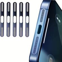 5pcs Metal Speaker Mesh Dust-Proof Protective Stickers For IPhone 17 Pro/Pro Max - Durable Metal Material, Anti-Scratch And Fingerprint, Compatible With IPhone 17 Pro/Pro Max, Fashionable Design, High-Quality Protective Stickers, Prevent Dust Entry!