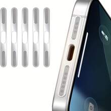 5pcs Metal Speaker Mesh Dust-Proof Protective Stickers For IPhone 17 Pro/Pro Max - Durable Metal Material, Anti-Scratch And Fingerprint, Compatible With IPhone 17 Pro/Pro Max, Fashionable Design, High-Quality Protective Stickers, Prevent Dust Entry!