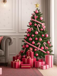 Árvore de Natal Verde 2,10m com 1000 Galhos Natalina Grande Decoração Elegante Luxuosa Casa Decorada - Arvores de Natal - Visão 8
