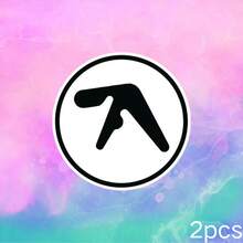 [Aphex Twin Logo Vinyl Sticker] Aphex Twin Logo Waterproof Vinyl Sticker - Durable Indoor/Outdoor Sticker For Car, Laptop, Water Bottle | Glossy Finish, Mechanical Sticker | Retro Style Sticker | Durable Vinyl Sticker School Supplies - Multicolor - View 16