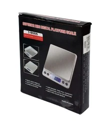 Mini báscula digital de bolsillo pesa hasta 3000 g - Plateado - Ver 10