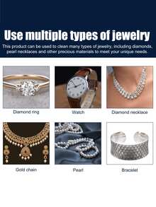 Limpiador de joyas, limpiador antioxidante para descontaminación y mantenimiento de collares y joyas de oro - Multicolor - Ver 3