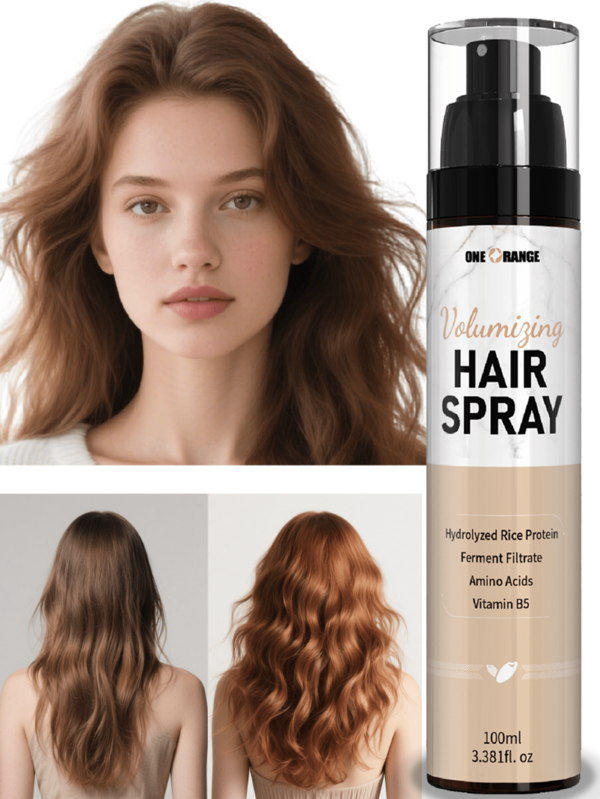 1Pc FLUFFLY VOLUMIZING HAIR SPRAY Lightweight Texture Oil Control For Fine Flat Hair Leaves Hair Soft Hydrated Fluffy No Residue Wake Up Flat Hair In 3 Seconds Voluminous Hair Care Styling Product Shake Before Use Spray On Roots Blow Dry For Volume Daily Use At Home Salon Quality For Women Men Unisex Hair Solution