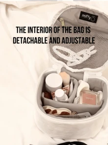 。 Lovers, Young Women, Lovely Gift for Friend/Lover - 白色兔子化妝包 - 查看 9