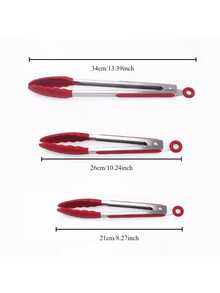 1pc Silicone Food 7-Inch 9-Inch 12-Inch High-Temperature Anti-Slip Bread Clip, Baking BBQ Grill Clip