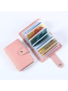 大容量多卡位卡包，96卡位长款钱包，防消磁，银行卡套，圣诞节/感恩节礼物，男女通用卡包，名片夹，信用卡套，照片卡套 - 彩色 - 查看 7