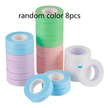 12Rolls Eyelash Tape, Adhesive Breathable Micropore Fabric Tape,Professional Eyelash Extension Tape With Non-Woven Fabric,6/3/1pc Multi-Functional Self-Adhesive Tape For Women's Eyelash Extension Application,, Gentle And Residue Free Process Tape For The Skin - Multicolor - View 9
