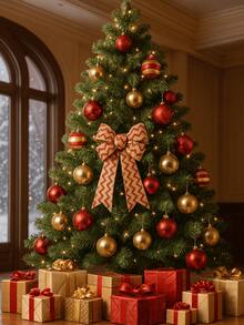 Árvore de Natal Verde 2,10m com 1000 Galhos Natalina Grande Decoração Elegante Luxuosa Casa Decorada - Arvores de Natal - Visão 9