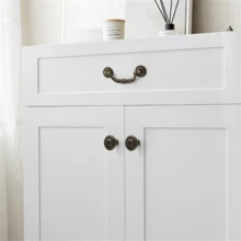 1 pezzo Maniglia retrò in lega di zinco bronzo antico e argento per mobili, cassetti, armadi, credenze, cantinette vino, accessori per mobili - Multicolore - Visualizzare 8