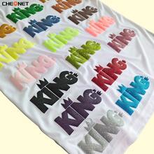 Pegatinas de vinilo con brillo 3D blanco CHEONET - Multicolor, adecuadas para camisetas DIY, bolsas, decoraciones navideñas, suministros para bodas DIY, vinilo de transferencia térmica para todas las máquinas de corte, fácil de cortar - Multicolor - Ver 3