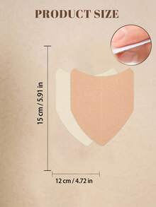 10/20pcs Invisible Anti-Chafing Thigh Patches - V-Shaped Breathable Non-Woven Friction Protector Stickers, Suitable For Inner Thighs And Calves, Providing Seamless Sweat Protection For Summer, Running, And Dresses - Multicolor - View 5