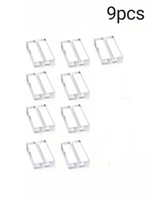 1/3/5/9/10pcs Acrylic Signing Table Seat Card Arrangement Touming Card Slot Base Postcard Wedding Card Holder Table Number Plate Holder, Clear Acrylic Card Slot Base Postcard Card Holder Wedding Card Table Number Plate Table Card Display Holder.Secret Santa Gifts For Women.Valentine's Day Gift.Christmas Gift - Multicolor - View 14