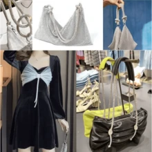 4毫米水晶水钻镶边白色丝带，适用于DIY工艺品、发带、服装蝴蝶结、行李箱、帽子、鞋带和其他装饰。 - 白色 - 查看 6