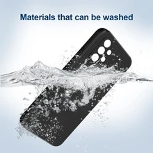 A Black Frosted Phone Case Compatible With Galaxy S26 Pro/S26 Edge/S26 Ultra/A07/A17/A55/A35/A25/A15/A16A/A05/A06/A26/A36/A56/S25/S24/S23/S21/S22, With A Soft And Comfortable Touch, Providing Anti-Slip, Sweat, And Fingerprint Resistance, As Well As Wear And Scratch Resistance. - One Piece - View 3