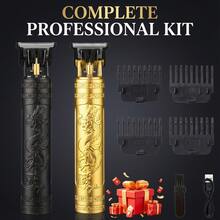 Hair Clippers For Men, Hair Clipper Shaver,Men's Wireless Hair Cutting And Shaving Machine Hair Clipper Integrated, USB Charging Beard Trimmer, Practical And Portable Design Allows You To Show Excellent Image Anytime, Anywhere, Men's Razor, Christmas/Halloween/Father's Day Gift - Gold - View 6