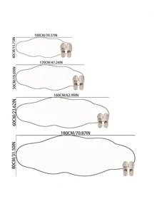 1 件装蓬松地毯，多种颜色可选 - 白色、黑色、粉色、紫色，如云般柔软亲肤，吸水性强，厚实耐用，适合秋冬季节，可用作卧室、客厅等场所的装饰地毯，小尺寸地毯，可水洗。 - 彩色 - 查看 9