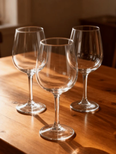 Elegant Stemmed Hutton Wine Glass | Crystal-Inspired Design For Red & White Wines, Dishwasher Safety & Lead-Free | Perfect For Formal Dining, Special Occasions & Home Entertaining | Great For Wedding Gifts, Anniversary Presents, Christmas & New Year Gifts,1/3pack