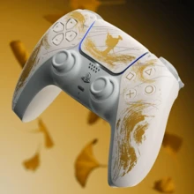 PlayStation 5 Console Disc Edition-Ghost Of Yōtei Gold Limited Edition Bundle (Slim), Ideal Christmas Gifts - 美規A型插(110-127V) - 查看 2
