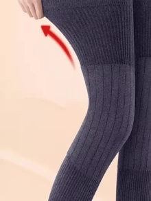 1 Paar verlängerte Kniepolster für Herbst und Winter - Unisex, dick, rutschfest und warm, geeignet für ältere Menschen mit Kniebeschwerden - Verschiedenfarbig - Übersicht 6