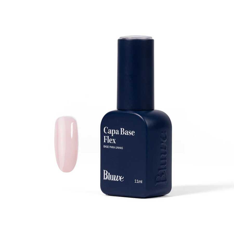 Gel Capa Base Flex Bluwe para Alongamento de Unhas - Natural Pink 11ml - Visão 1