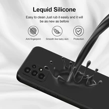 A Black Frosted Phone Case Compatible With Galaxy S26 Pro/S26 Edge/S26 Ultra/A07/A17/A55/A35/A25/A15/A16A/A05/A06/A26/A36/A56/S25/S24/S23/S21/S22, With A Soft And Comfortable Touch, Providing Anti-Slip, Sweat, And Fingerprint Resistance, As Well As Wear And Scratch Resistance. - One Piece - View 4