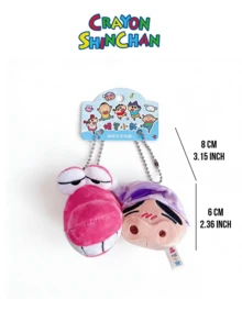 Khóa thắt lưng hình thú nhồi bông Crayon Shinchan Sticky Buddies được cấp phép, phong cách Waniyama San và Buriburi, điểm xuyết bằng dây kim loại, tính năng dính từ tính cho tương tác thú vị, được chế tác để tạo cảm giác thoải mái khi chạm vào, họa tiết sống động và dễ thương, hoàn hảo để làm chìa khóa, túi xách, đồ trang trí bàn làm việc để thêm phần thú vị cho các vật dụng của bạn, lý tưởng cho người hâm mộ Crayon Shinchan, nhà sưu tập, học sinh, thanh thiếu niên, đáng yêu để làm quà tặng cho bạn bè/người yêu - Cá sấu + Bảo vệ trái - Xem 10
