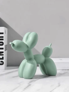 1 Tượng chó bằng nhựa hình quả bóng bay dễ thương dùng trang trí bánh sinh nhật và nhà cửa - Hoàn hảo cho phòng khách, kệ sách, tủ TV, bàn làm việc và vật trang trí trung tâm bàn, thích hợp cho Giáng sinh, Ngày lễ tình nhân, Năm mới và mùa tựu trường. - Nhiều màu - Xem 8