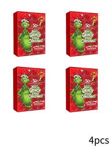 ¡Sorpresa! Lote de 24 Cajas Misteriosas de Monstruo Verde Peludo para Navidad – Adorno Decorativo, Llaveros Coleccionables de Resina, Calendario de Adviento, Regalo de Temporada, Estilo Aleatorio, Para Fiestas y Decoración. - Rojo - Ver 10