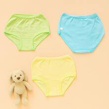 Set de 3 Calzoncillos Lisos Talla 10 Algodón Premium – Colores Surtidos Trío Premium de Calzoncillos para Niña Talla 10 – Suaves, Cómodos y en Tonos al Azar Calzoncillos Lisos Talla 10 de Algodón Premium – Set de 3 en Colores Variados Ropa Interior Talla 10 Algodón Premium – Set de 3 Piezas en Colores Aleatorios Set Premium de Calzoncillos Lisos Talla 10 – Colores Sorpresa y Algodón Suave - Blanco - Ver 4