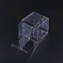 12个装 9*9*9厘米/3.54*3.54*3.54英寸PVC方形透明糖果礼盒巧克力糖果盒首饰收纳盒婚礼圣诞包装礼品盒母鸡派对袋