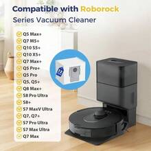 Túi đựng bụi dùng một lần dung tích lớn 3.5L dành cho máy hút bụi robot Roborock S8+, S8 Pro Ultra, Q7 Max+/Max, Q5 Max+, Q8 Max+, S7 Pro Ultra, Q5, Q5+, Q7, S7 MaxV Ultra - trắng - Xem 1