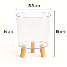 Modern Minimalist Tripod Decorative Plant Pot - 鏽棕色 - 查看 2